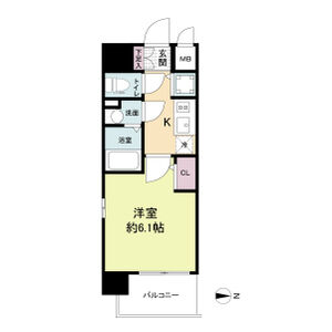 エスリードレジデンス大阪福島イーストの間取り図