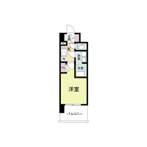 レジュールアッシュ桜宮リバーコートの間取り図