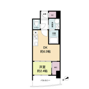 セレニテ九条リアンの間取り図