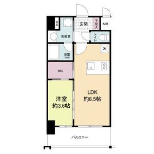 ORSUS大阪福島(旧リヴェント福島)の間取り図
