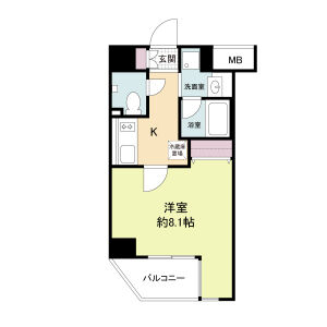 レジディア江戸堀の間取り図