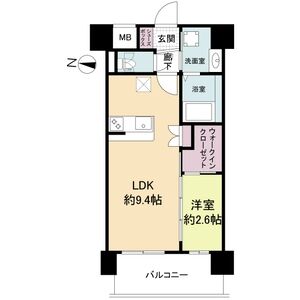 セレニテ東三国ミラクの間取り図