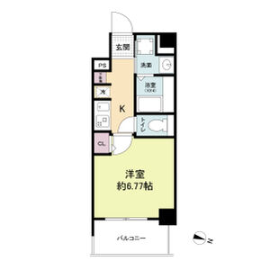 Metrosa弁天町の間取り図