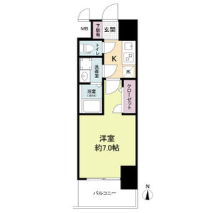 ライジングメゾン新大阪サウスの間取り図