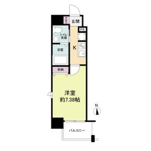 プライマル大阪天満宮の間取り図