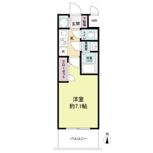 ライジングメゾン新大阪サウスの間取り図
