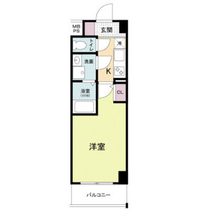 フレアコート甲南の間取り図