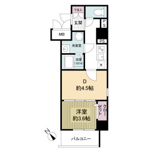 THE RESIDENCE Nの間取り図