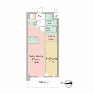 プレデコート西京極の間取り図