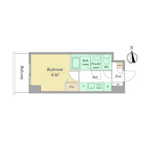 ArtizA瓦屋町IIの間取り図