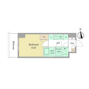 ArtizA瓦屋町IIの間取り図
