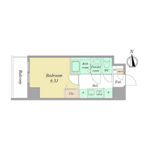 ArtizA瓦屋町IIの間取り図