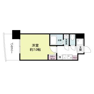 セレニテ難波西アリエの間取り図