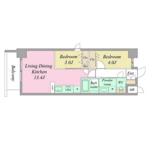 LiveCasa西宮本町の間取り図