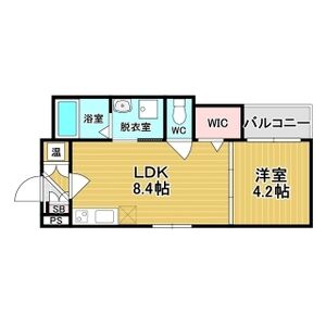 マリブガーデン堺駅前の間取り図