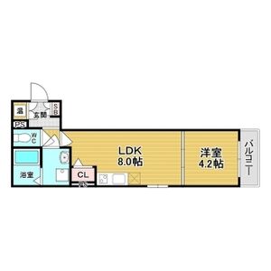 マリブガーデン堺駅前の間取り図