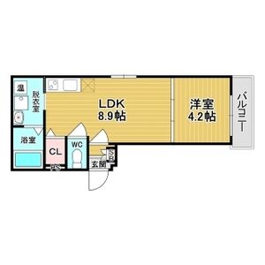 マリブガーデン堺駅前の間取り図