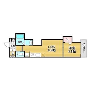 マリブガーデン堺駅前の間取り図