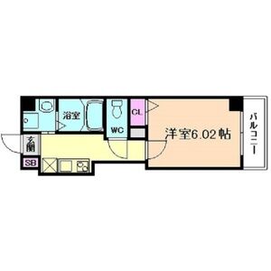 Kalmia北梅田の間取り図