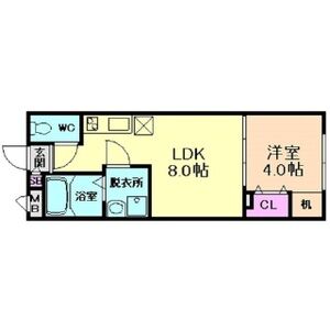 Veena弁天の間取り図