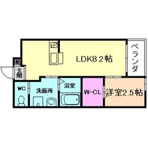 リアコート高井田中央EASTの間取り図