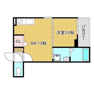 Aquamarine西北の間取り図