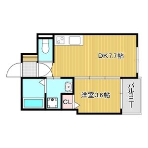 Aquamarine西北の間取り図