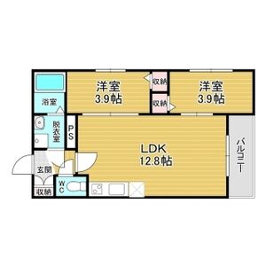 Tio瓢箪山の間取り図