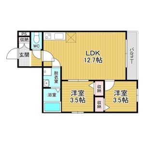 Tio瓢箪山の間取り図