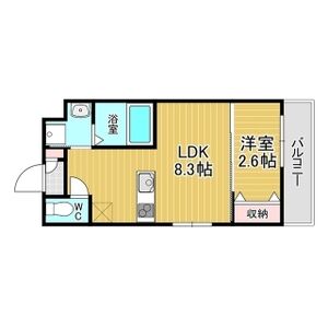 リアコート千里丘ISOUTHの間取り図