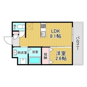 リアコート千里丘ISOUTHの間取り図
