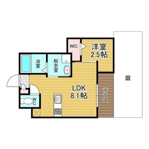 リアコート千里丘ISOUTHの間取り図