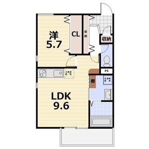 Hygge伏見の間取り図