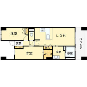 ザ・ランクス東住吉中野の間取り図