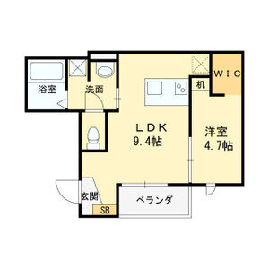 ルミナス下小阪の間取り図
