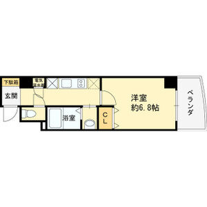 アレス六甲の間取り図