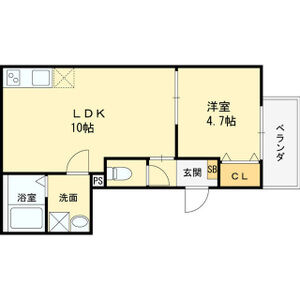 仮称)吹田市豊津新築の間取り図