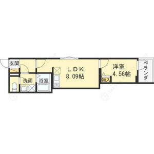 仮称)諏訪1丁目共同住宅の間取り図