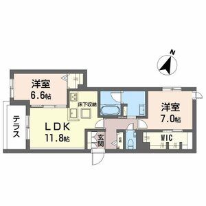シャーメゾン神戸摩耶の間取り図
