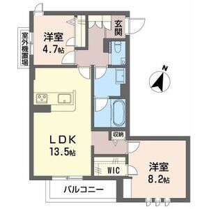 シャーメゾン神戸摩耶の間取り図