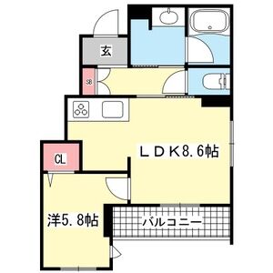 べレオ元町山手の間取り図