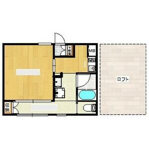 パロス江坂垂水町の間取り図