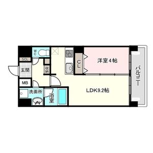 ランドセントラル梅田の間取り図