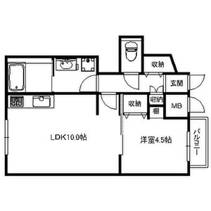 パロス須磨浦通の間取り図