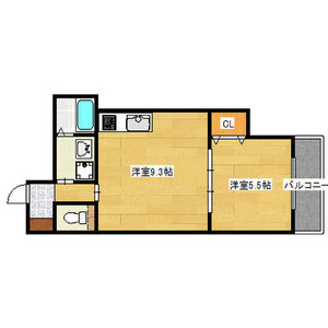 セレニティ田川北B棟の間取り図