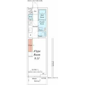 リブリ・フルール千里丘の間取り図