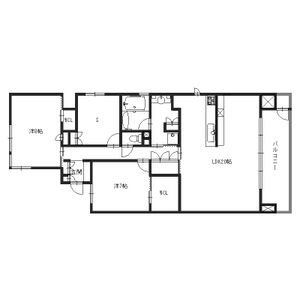 ネバーランド姫路駅前の間取り図