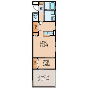 REGIES中百舌鳥の間取り図