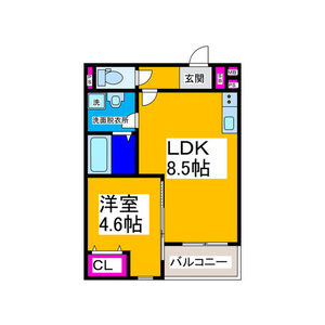 REGIES京都梅小路の間取り図