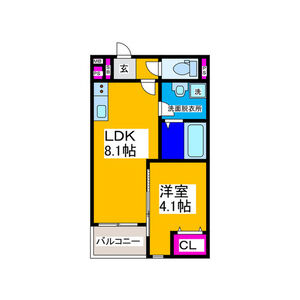 REGIES京都梅小路の間取り図